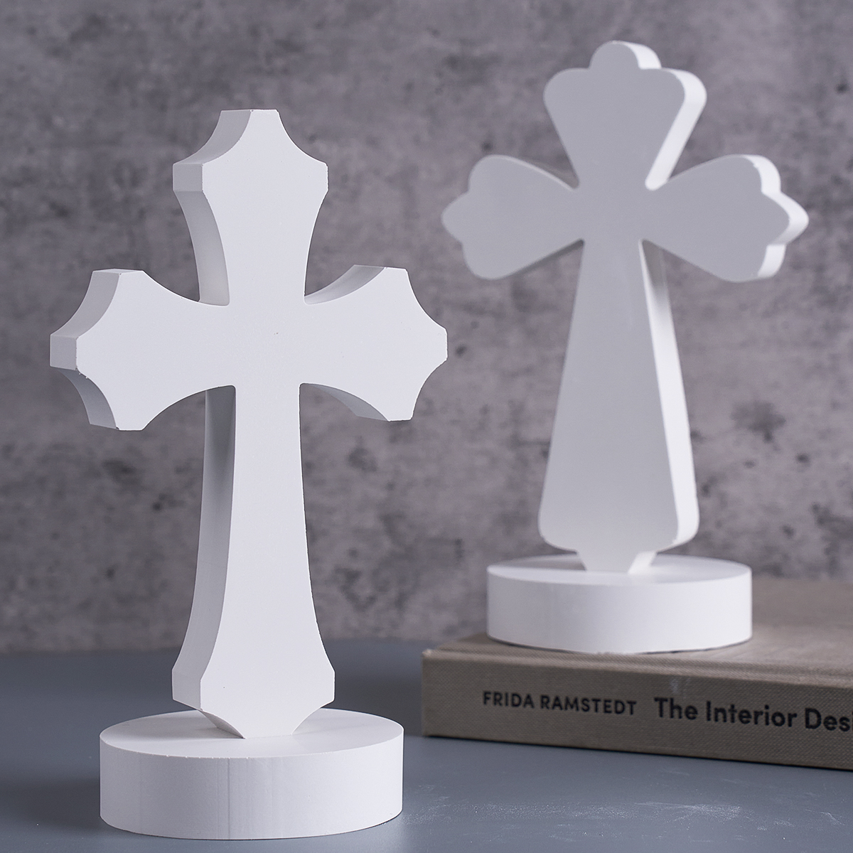 3D Cross Silicone Mold Gypsum  - Resin Art Table ulasan dan harga