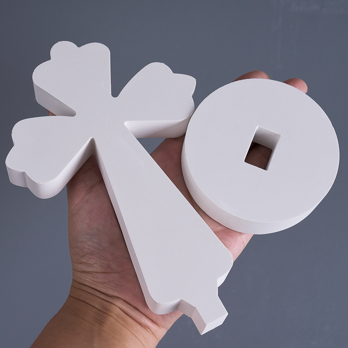 3D Cross Silicone Mold Gypsum  - Resin Art Table ulasan dan harga