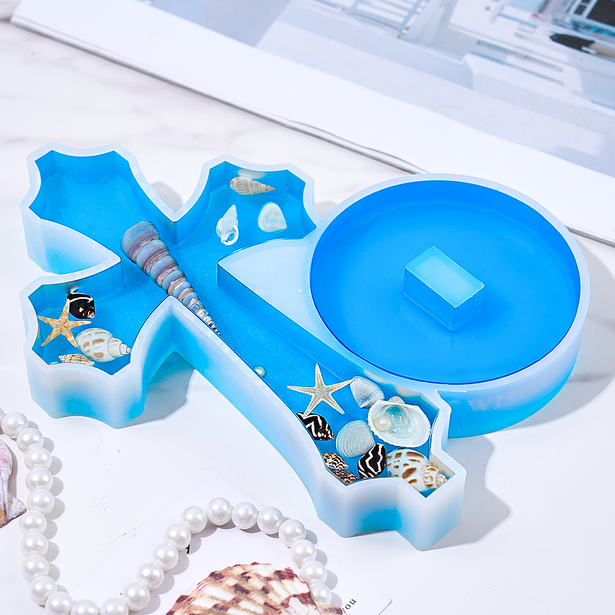 3D Cross Silicone Mold Gypsum  - Resin Art Table ulasan dan harga