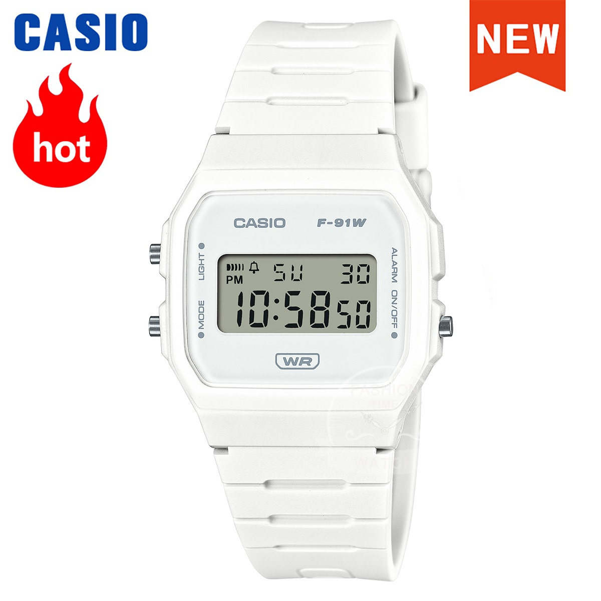 Casio watch for men Retro Elec - Resin Art Watch ulasan dan harga
