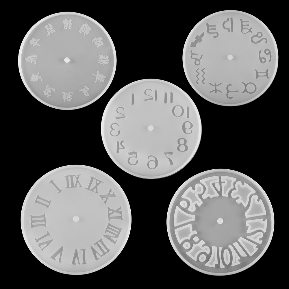 1Pcs Clock Resin Epoxy Molds M - Resin Art Clock ulasan dan harga