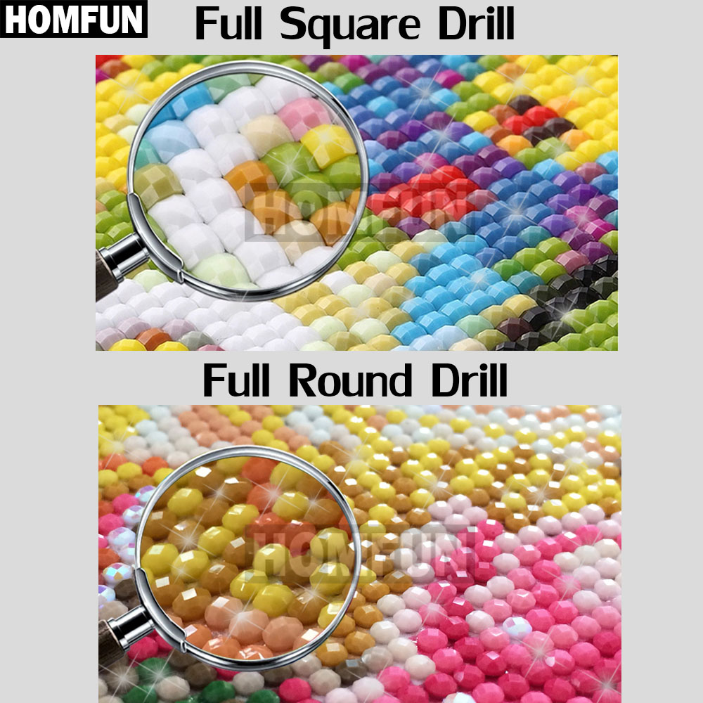 HOMFUN Art 5D Diy Diamond Pain - Resin Art Baby ulasan dan harga