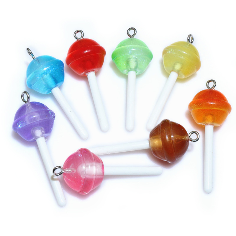 10pcs Resin Pendants Shiny Rou - Resin Art Pendant ulasan dan harga