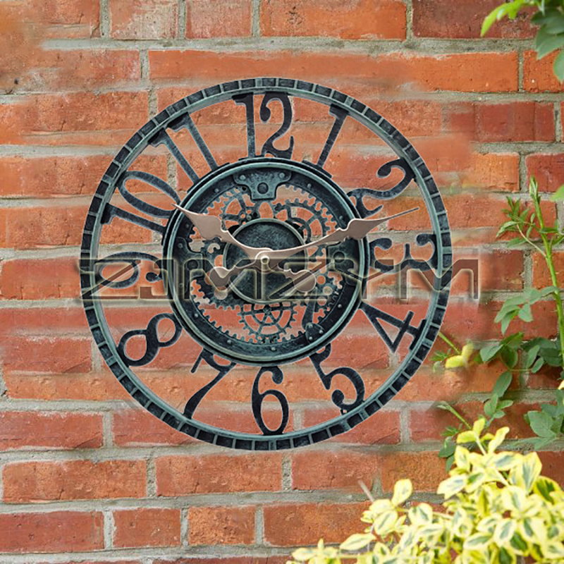 12 Inch Indoor/Outdoor Retro W - Resin Art Watch ulasan dan harga