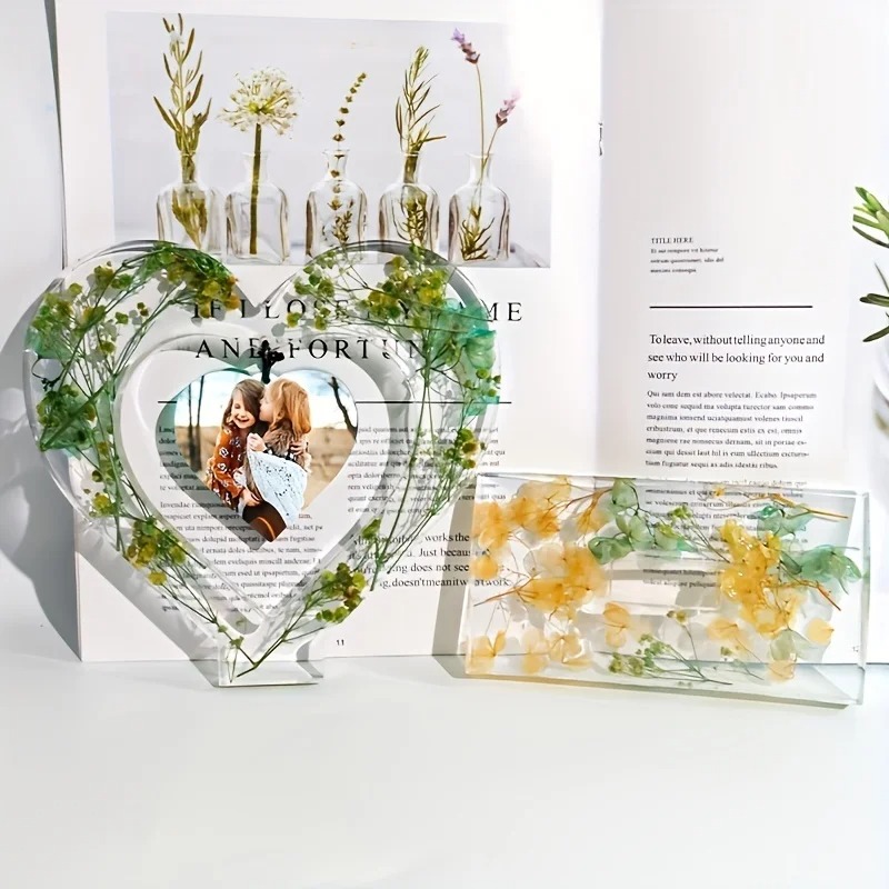 Heart Resin Molds, 2 Pieces Lo - Resin Art Watch ulasan dan harga