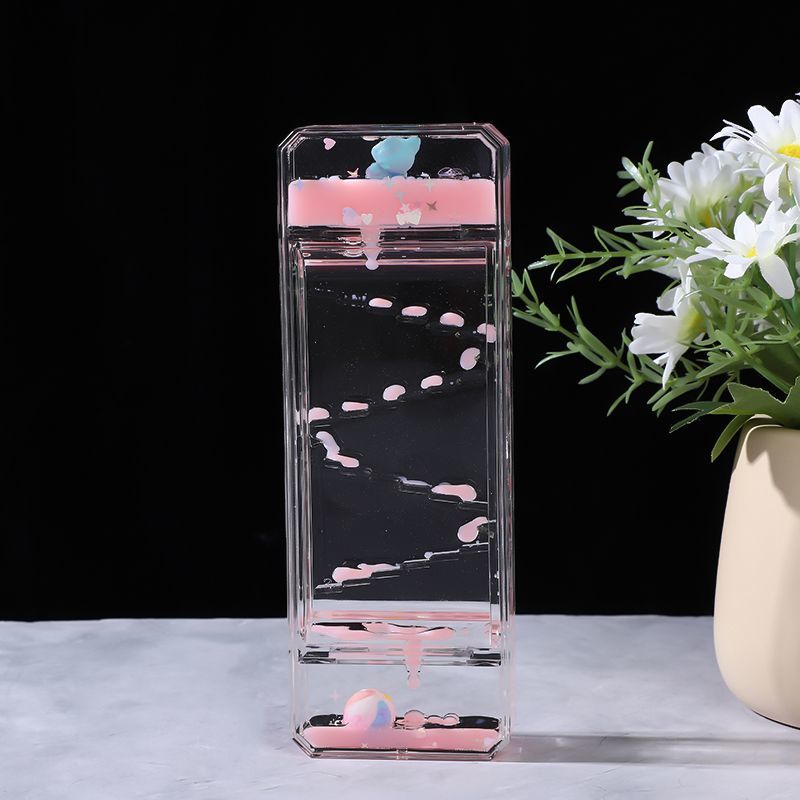 Creative cute slide oil leak d - Resin Art Clock ulasan dan harga