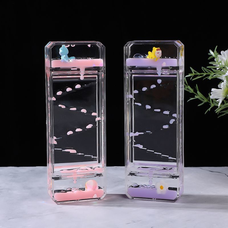 Creative cute slide oil leak d - Resin Art Clock ulasan dan harga