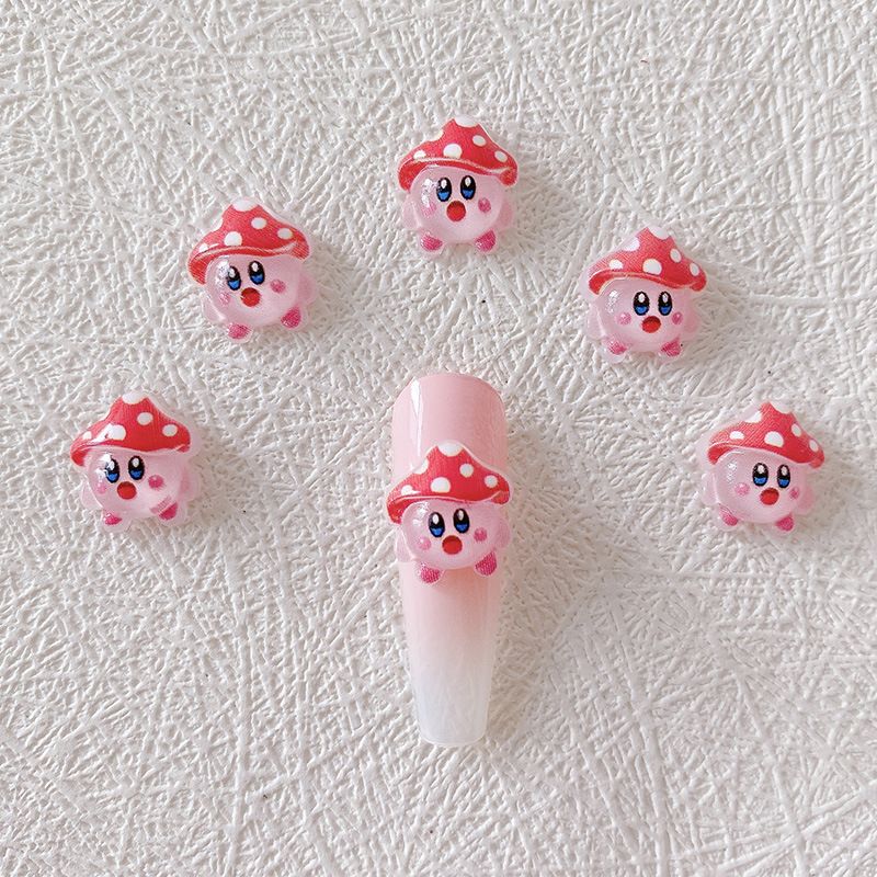 2/10/20pcs Kirby Nail Charms 3 - Resin Art And Decor ulasan dan harga