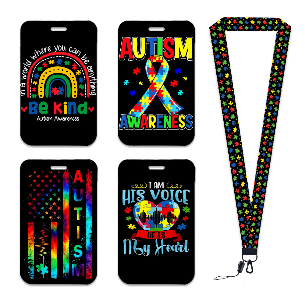 Work Card Holder Autism Awaren - Resin Art Name ulasan dan harga