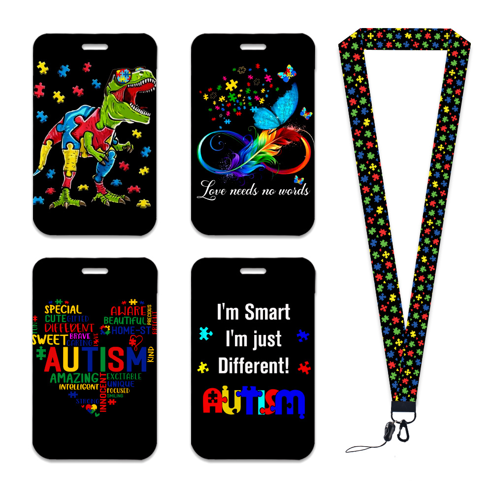 Work Card Holder Autism Awaren - Resin Art Name ulasan dan harga