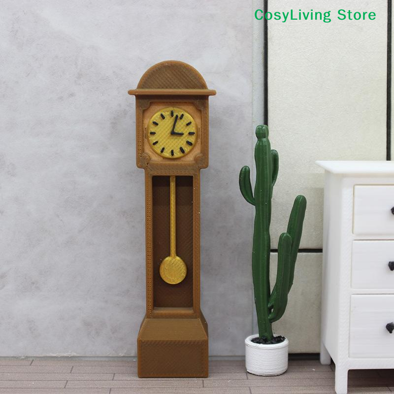 Mini Retro Standing Clock Desk - Resin Art Watch ulasan dan harga
