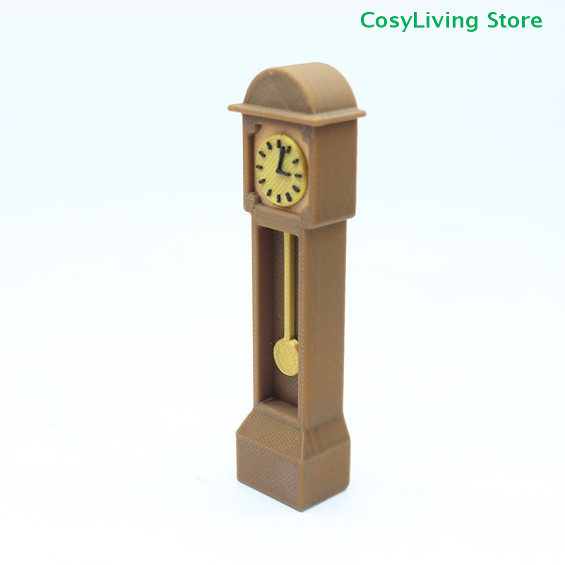 Mini Retro Standing Clock Desk - Resin Art Watch ulasan dan harga