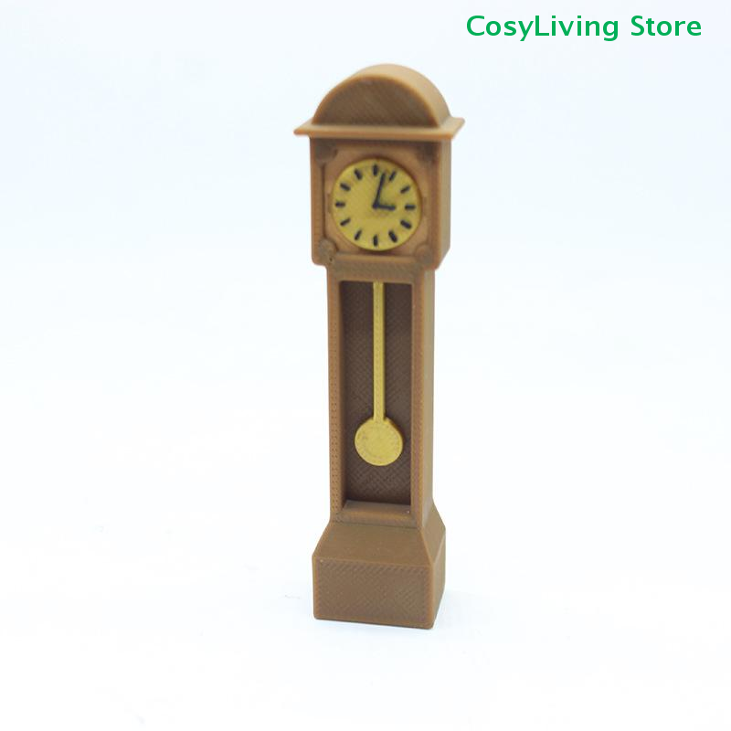 Mini Retro Standing Clock Desk - Resin Art Watch ulasan dan harga