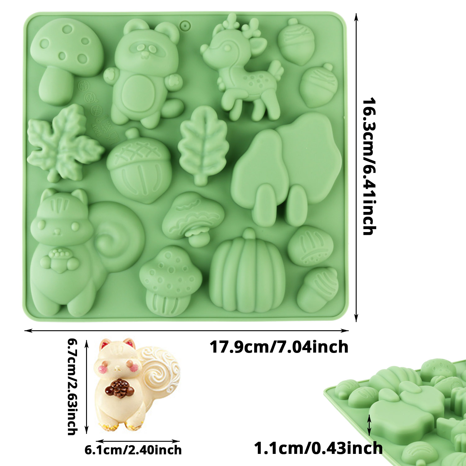 1 Silicone Cake Mold in the Sh - Resin Art And Decor ulasan dan harga