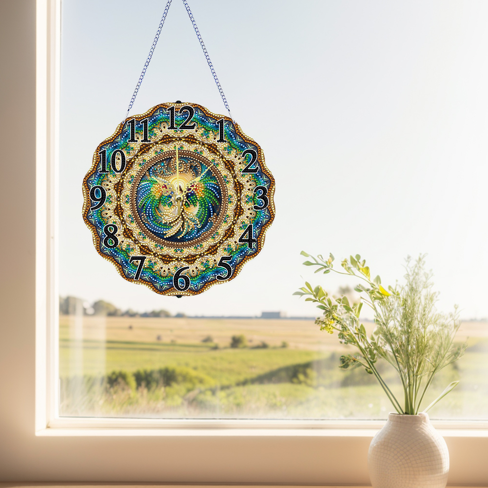 2D Flat DIY Diamond Painting C - Resin Art Clock ulasan dan harga