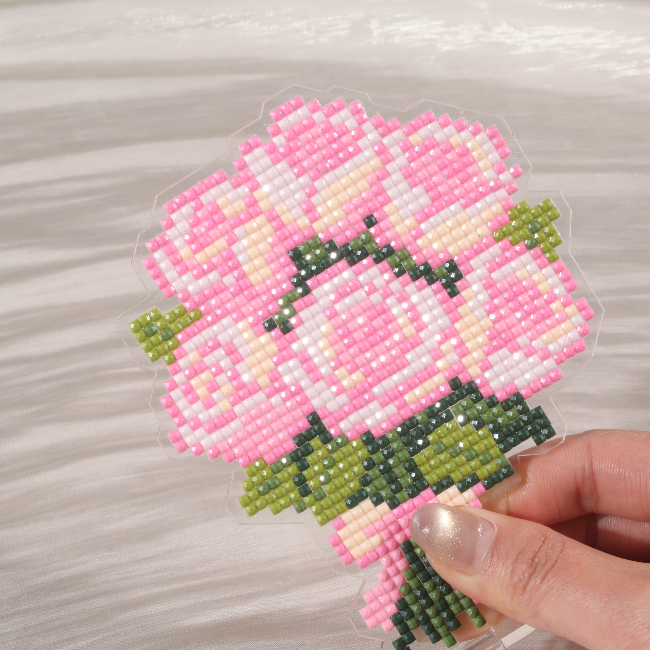 ForeverYoung Pink Rose Bouquet - Resin Art For Rose ulasan dan harga