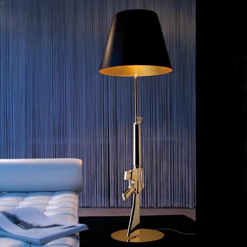AK47 floor Lamp Creative resin - Resin Art On Floor ulasan dan harga