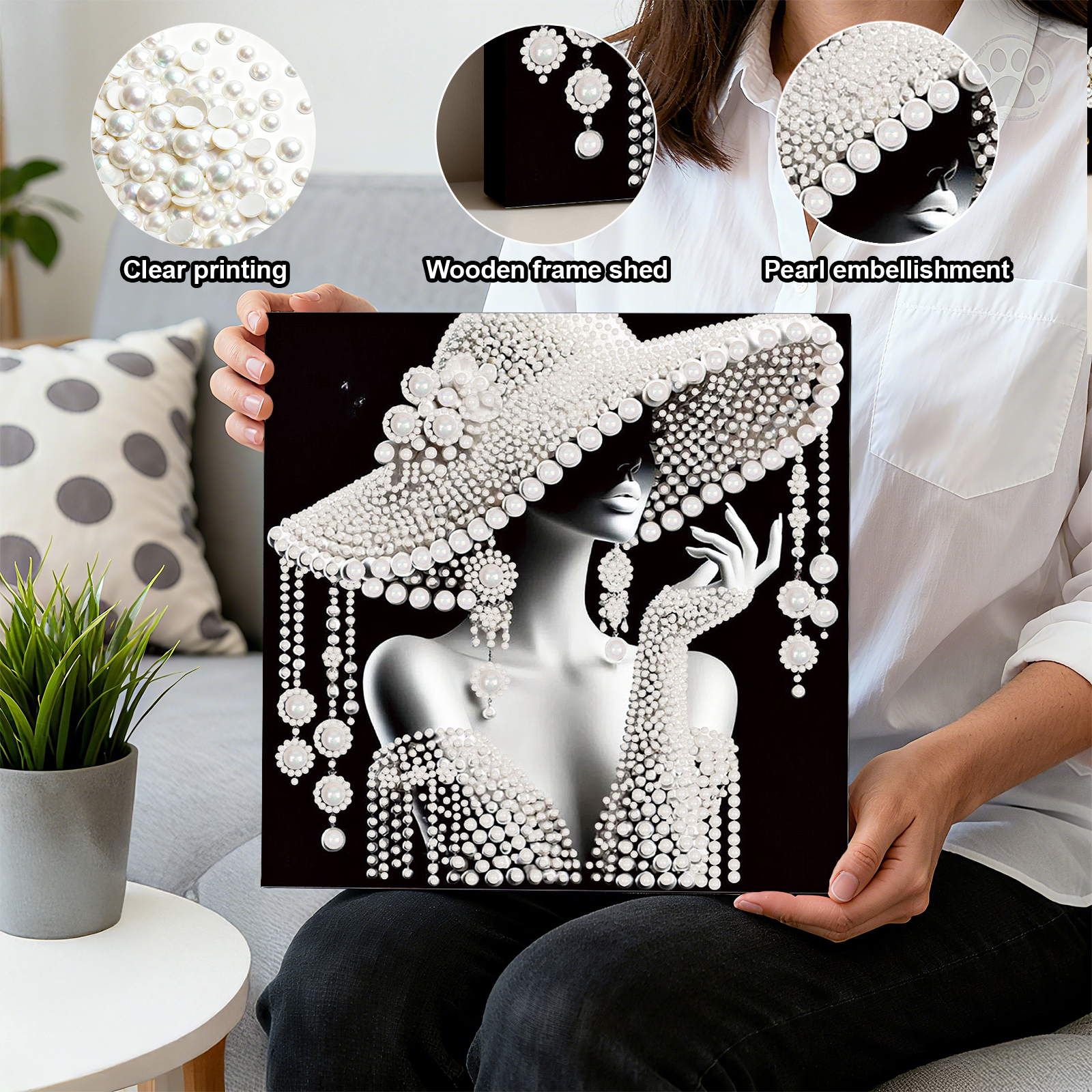 DIY Ladies Pearl Diamond Paint - Resin Art Supplies ulasan dan harga