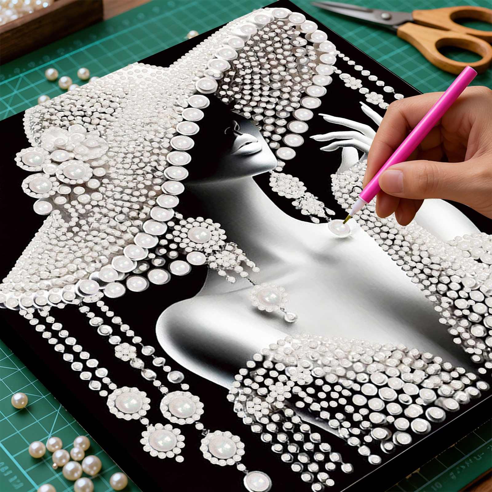 DIY Ladies Pearl Diamond Paint - Resin Art Supplies ulasan dan harga
