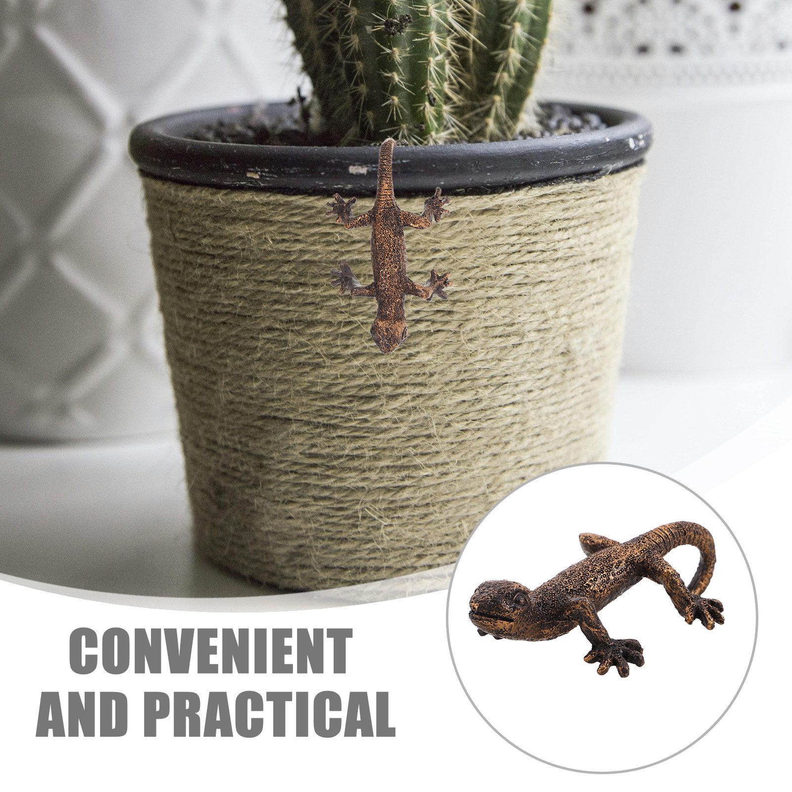 Gecko Wall Hanging Garden Deco - Resin Art And Decor ulasan dan harga