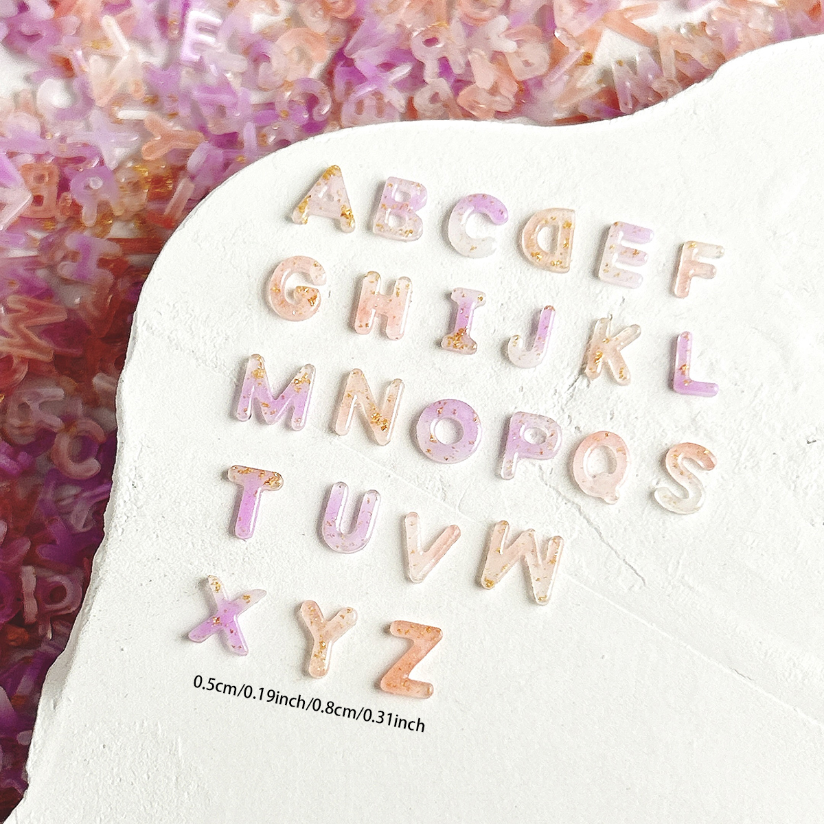 50PCS Luminous Gold Foil Gradi - Resin Art Name ulasan dan harga