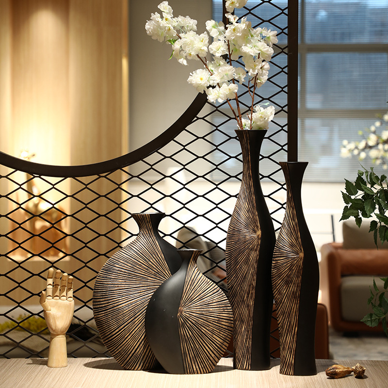 Retro Tall Resin Floor Vase, E - Resin Art Floor ulasan dan harga