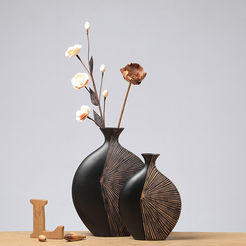 Retro Tall Resin Floor Vase, E - Resin Art Floor ulasan dan harga