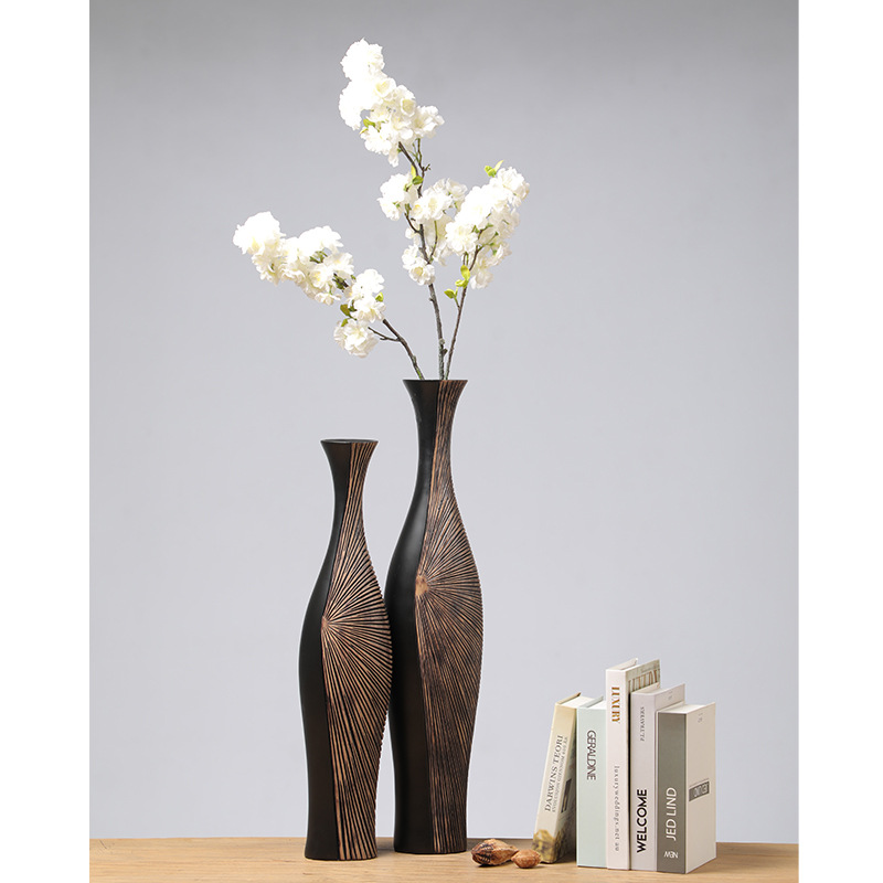 Retro Tall Resin Floor Vase, E - Resin Art Floor ulasan dan harga