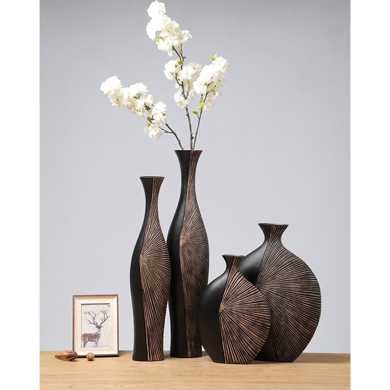 Retro Tall Resin Floor Vase, E - Resin Art Floor ulasan dan harga