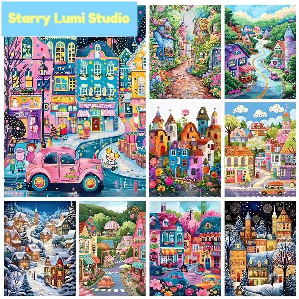 5D Cartoon Fairy Tale World Co - Resin Art World ulasan dan harga