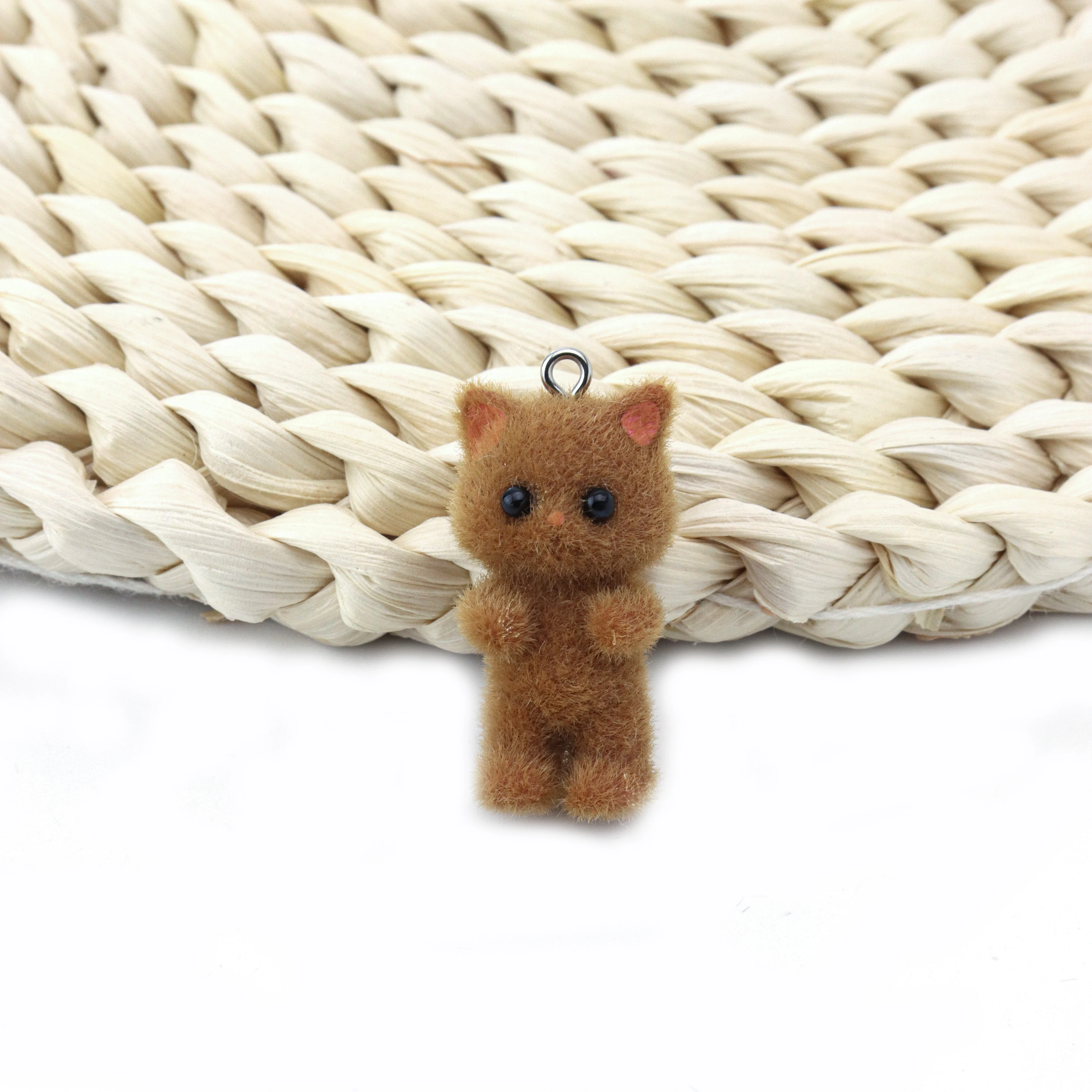 33PCS Cat Pendant Kawaii 3D Fl - Resin Art Pendant ulasan dan harga