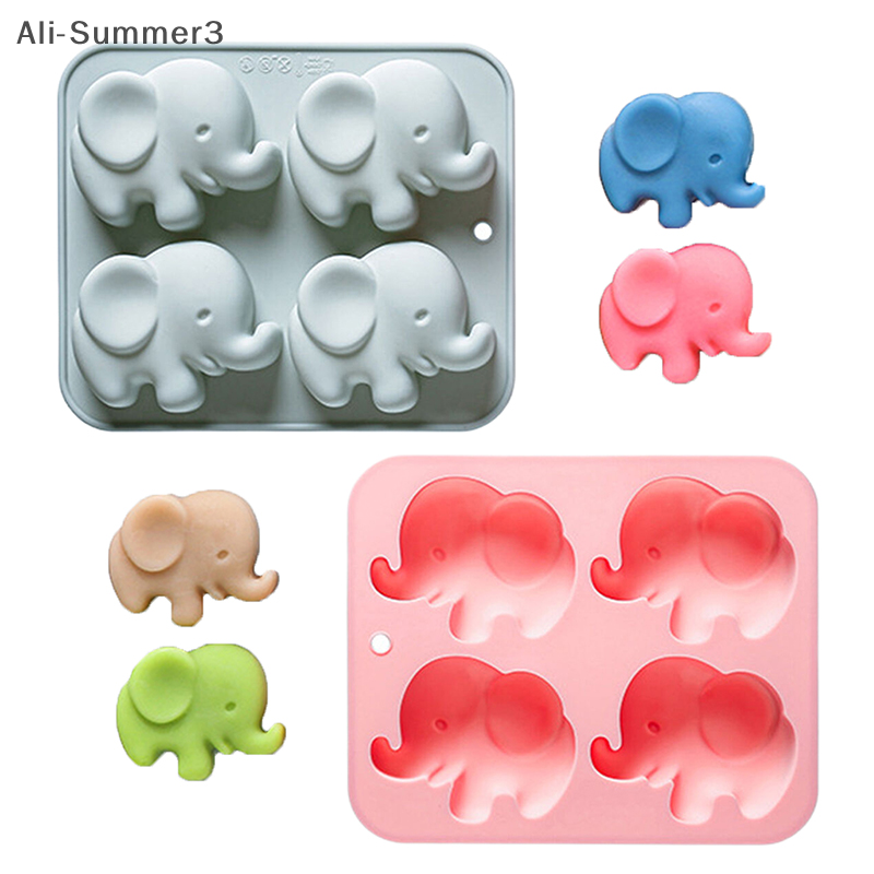 4-hole Baby Elephant Silicone  - Resin Art Guide ulasan dan harga