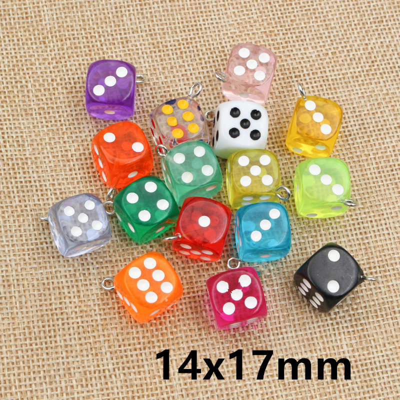 10PCS Resin Pendant Charms Rab - Resin Art Pendant ulasan dan harga