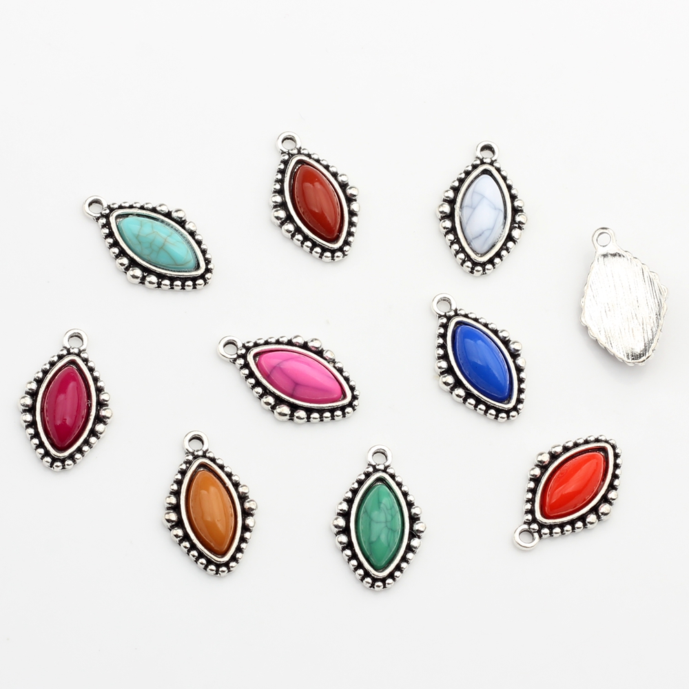 Zinc Alloy  Retro Resin Beads  - Resin Art Necklace ulasan dan harga