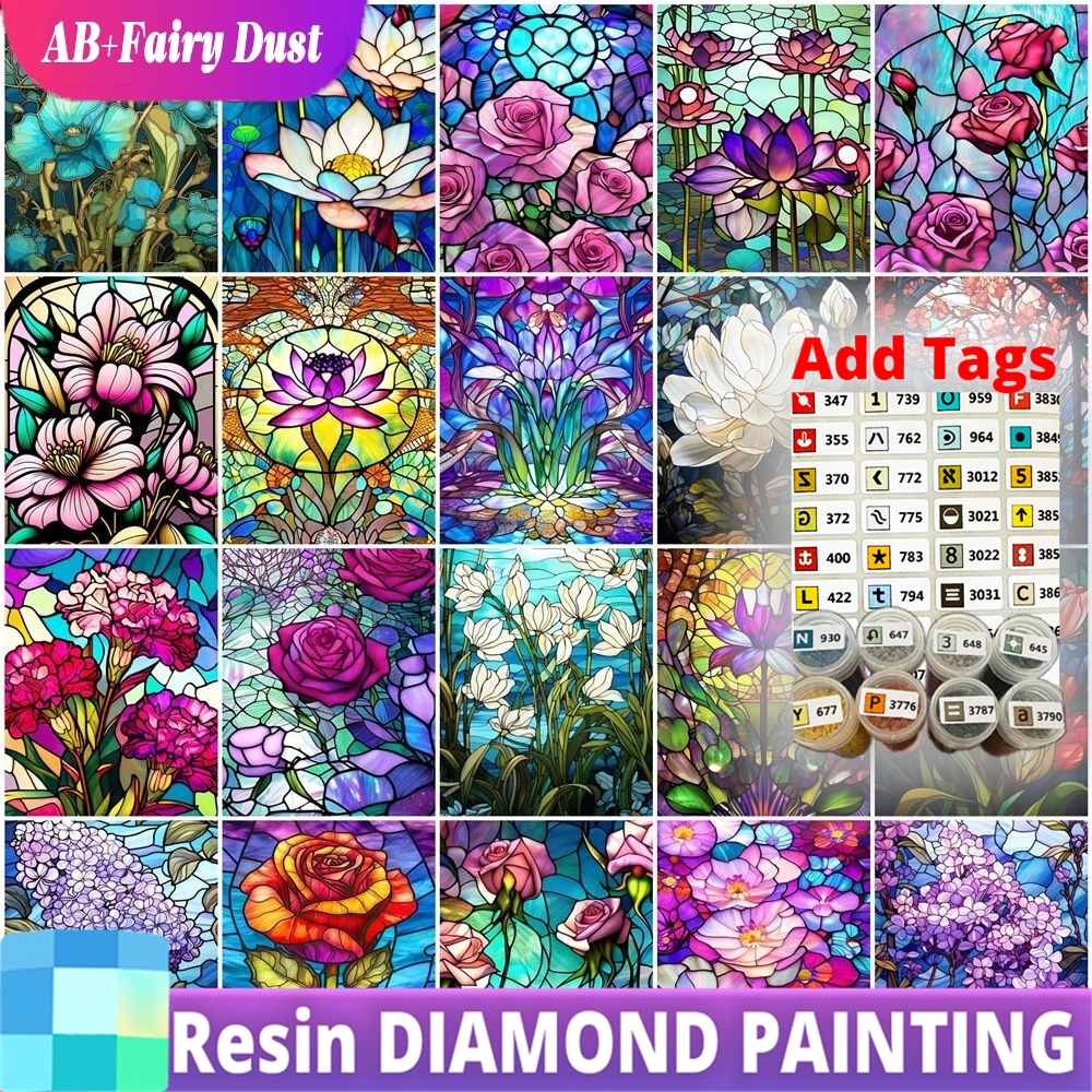 AB Fairy Dust Resin 5D DIY Dia - Resin Art For Rose ulasan dan harga