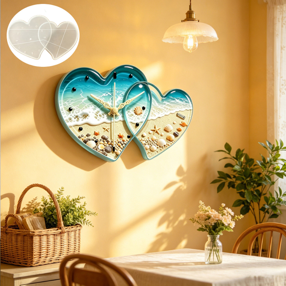 Love connected heart shape clo - Resin Art Guide ulasan dan harga