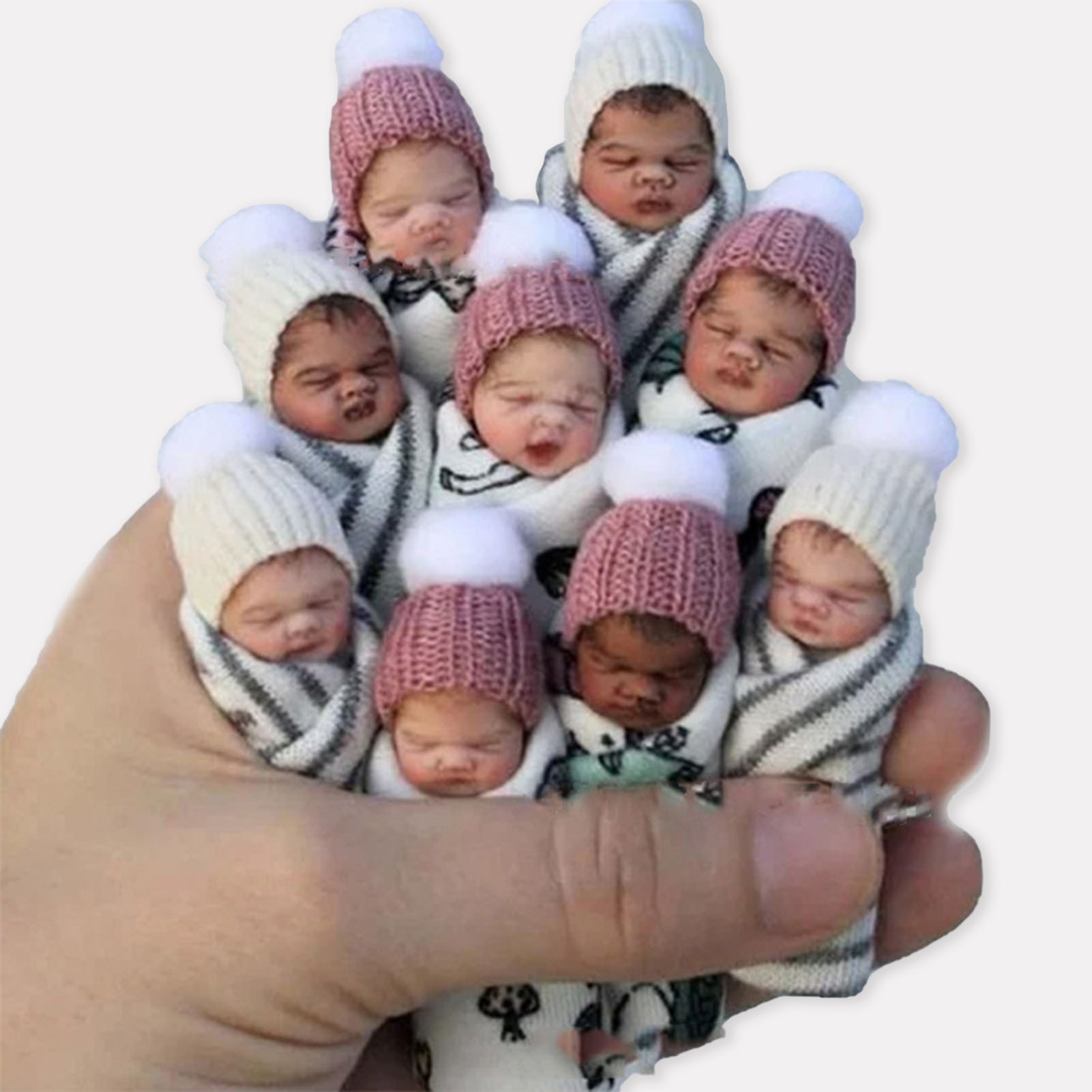 Reborn Baby Dolls 7cm Long Min - Resin Art Baby ulasan dan harga