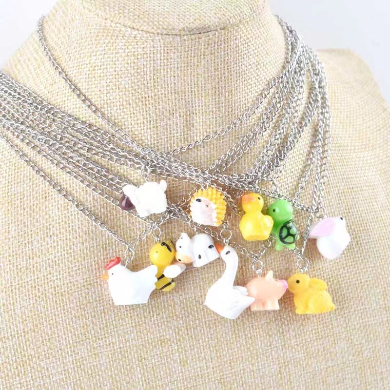 The New Animal Resin Pendant   - Resin Art Necklace ulasan dan harga