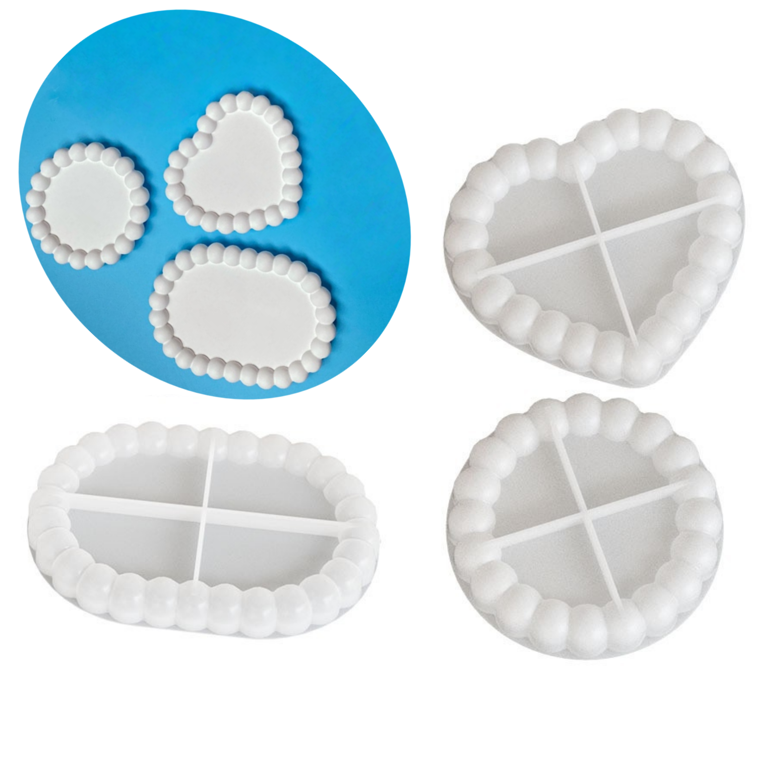 Bubble Storage Tray Silicone M - Resin Art Table ulasan dan harga