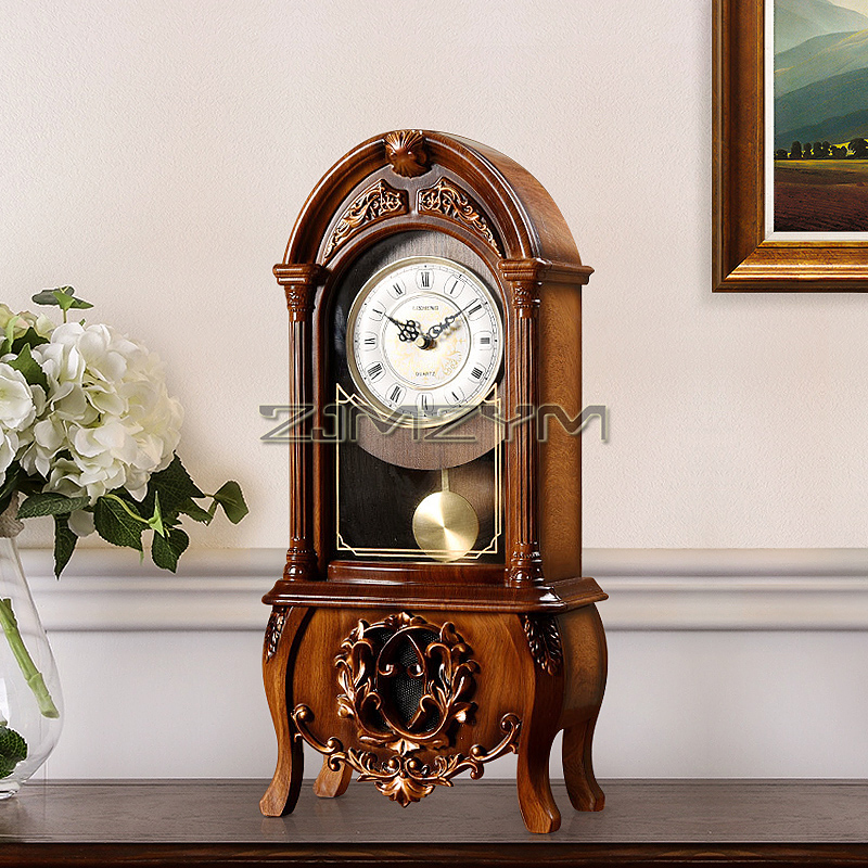 Pendulum Tabletop Clock Wood D - Resin Art Clock ulasan dan harga