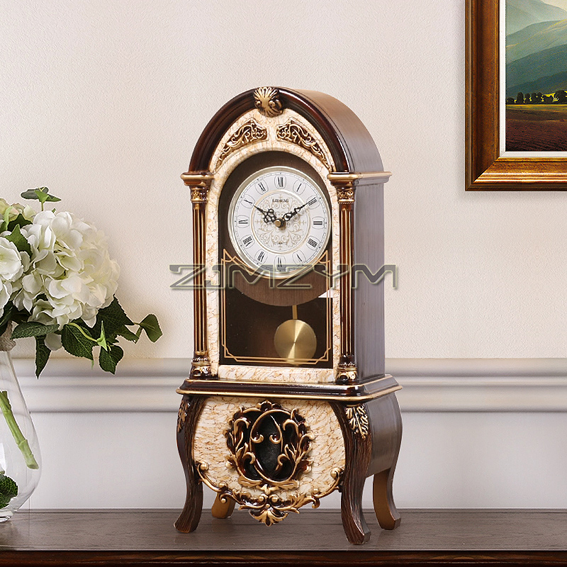 Pendulum Tabletop Clock Wood D - Resin Art Clock ulasan dan harga