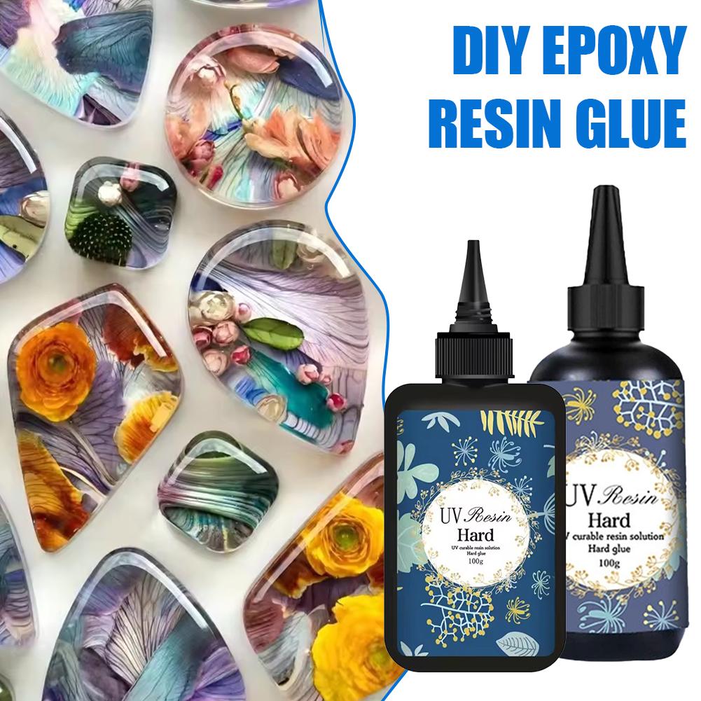 1/2Pcs Crystal Clear Hard UV R - Uv Resin Clear Hard ulasan dan harga