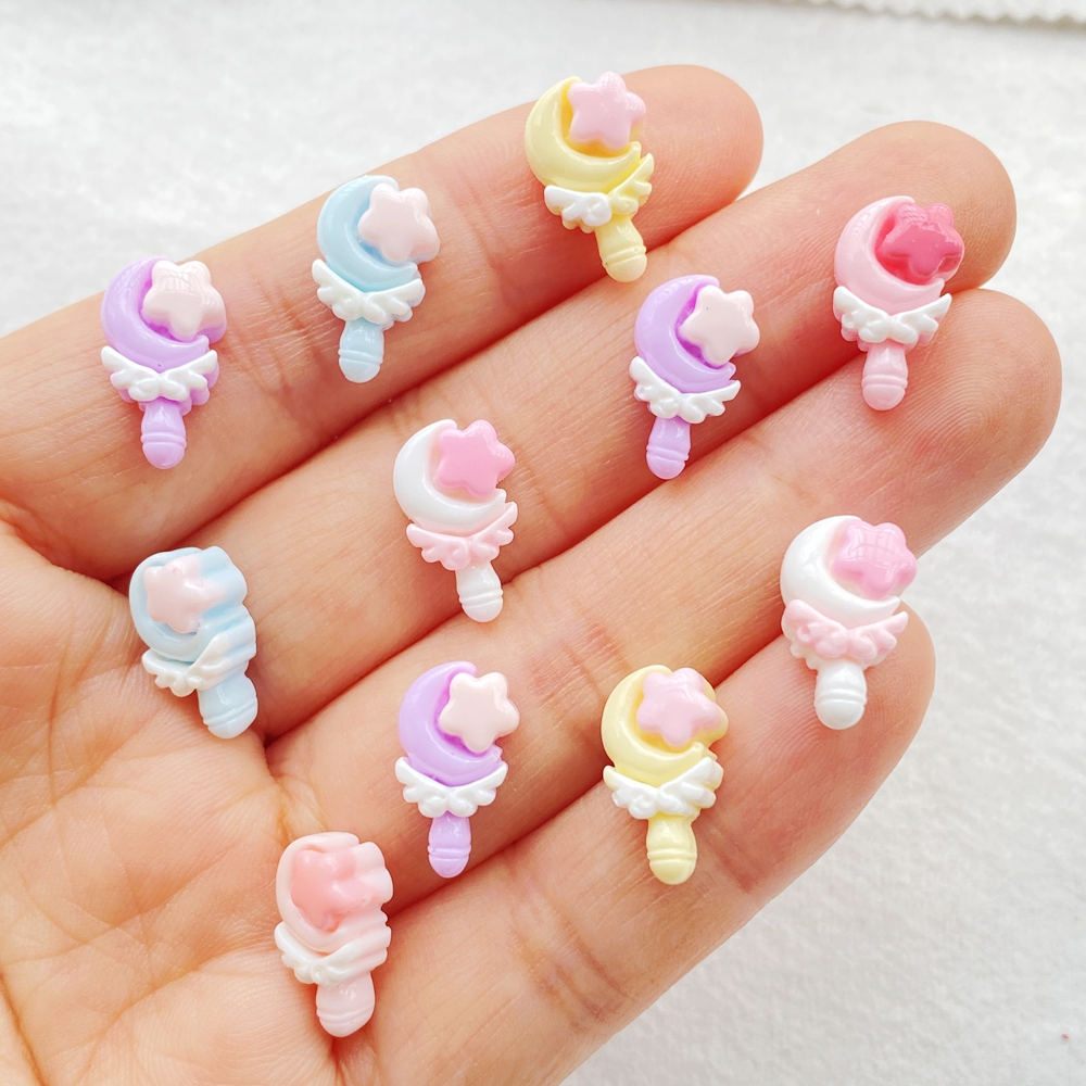 30Pcs Cute Mini Cartoon Colorf - Resin Art And Design ulasan dan harga