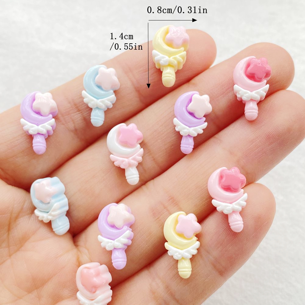 30Pcs Cute Mini Cartoon Colorf - Resin Art And Design ulasan dan harga