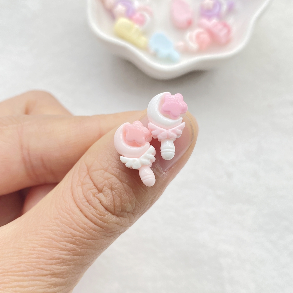 30Pcs Cute Mini Cartoon Colorf - Resin Art And Design ulasan dan harga