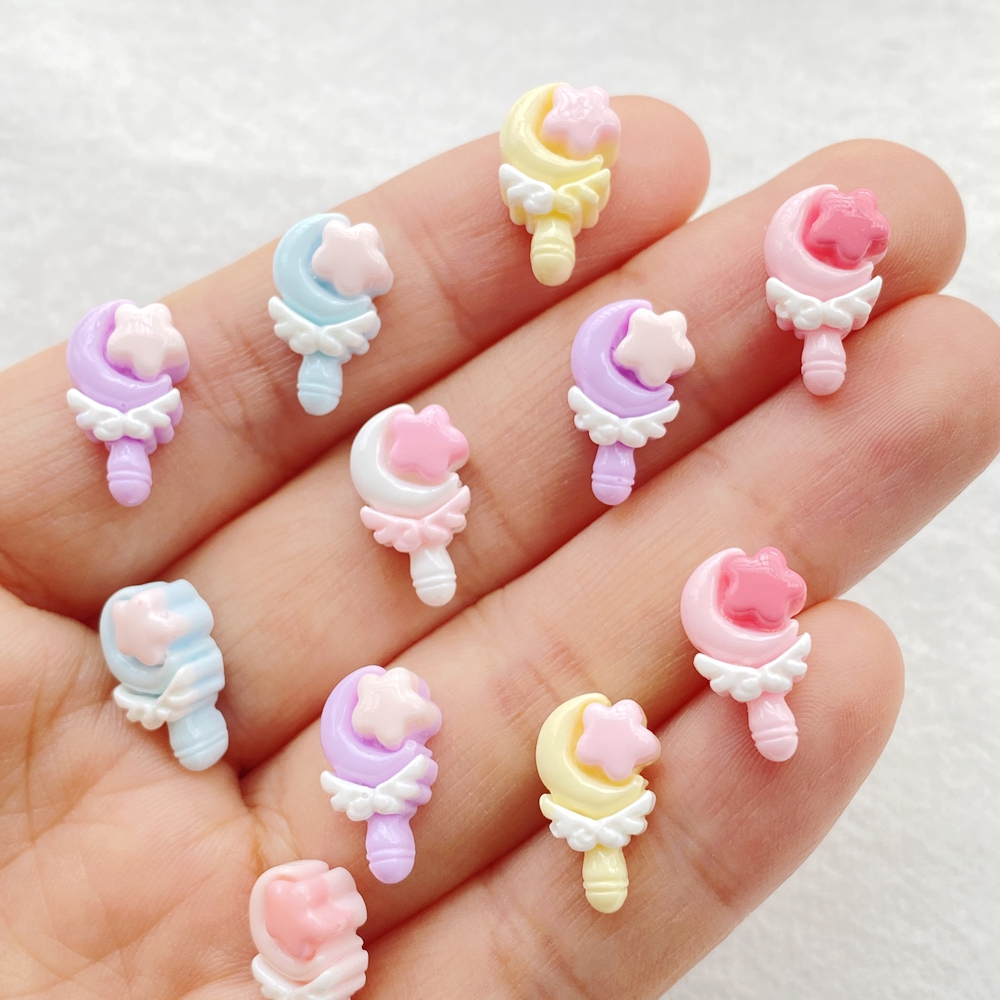 30Pcs Cute Mini Cartoon Colorf - Resin Art And Design ulasan dan harga
