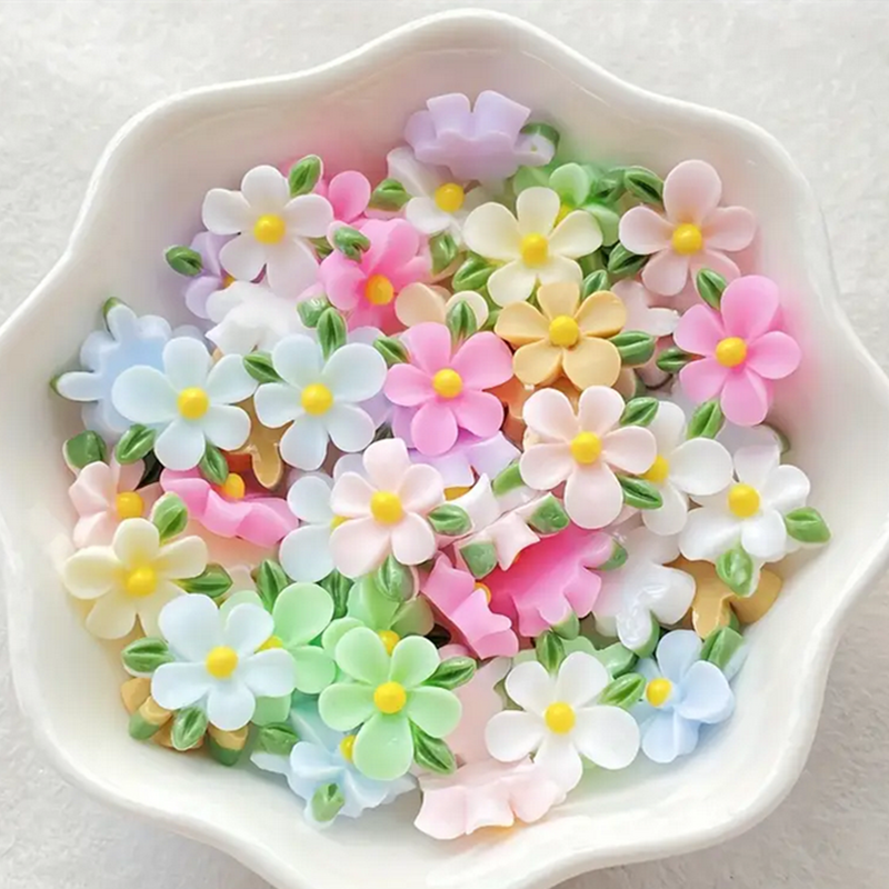 60pcs Mixed Resin Mini Colorfu - Resin Art For Rose ulasan dan harga