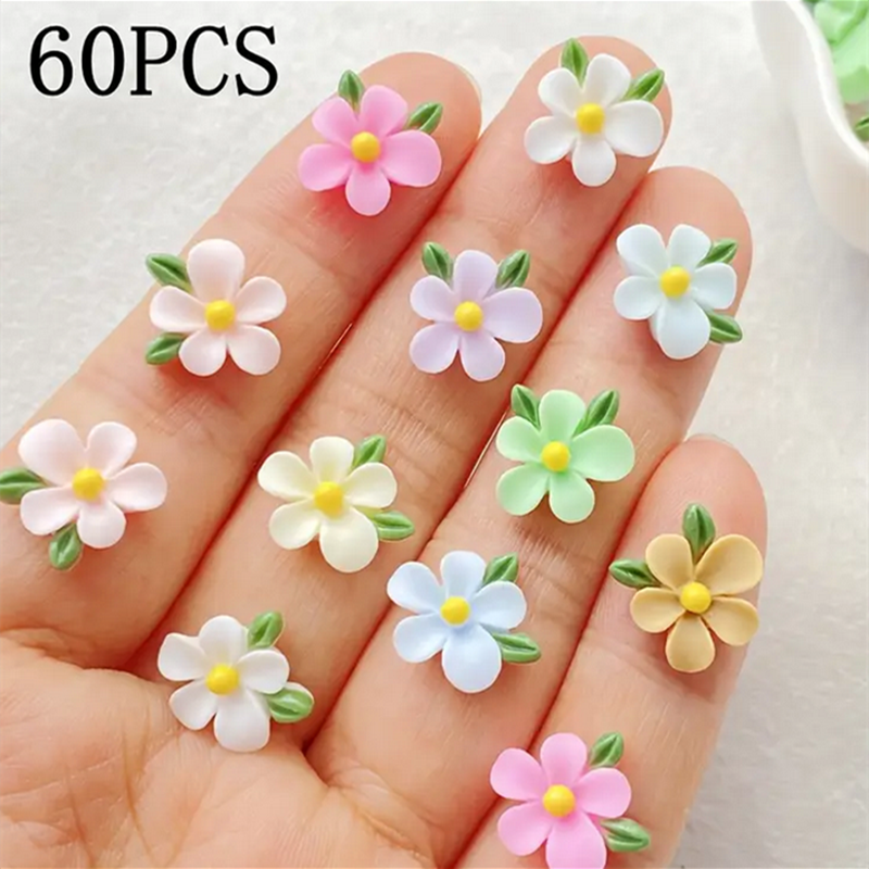 60pcs Mixed Resin Mini Colorfu - Resin Art For Rose ulasan dan harga