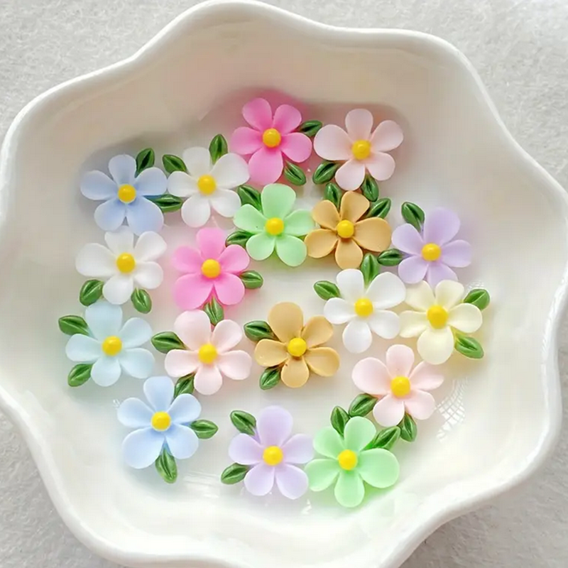 60pcs Mixed Resin Mini Colorfu - Resin Art For Rose ulasan dan harga