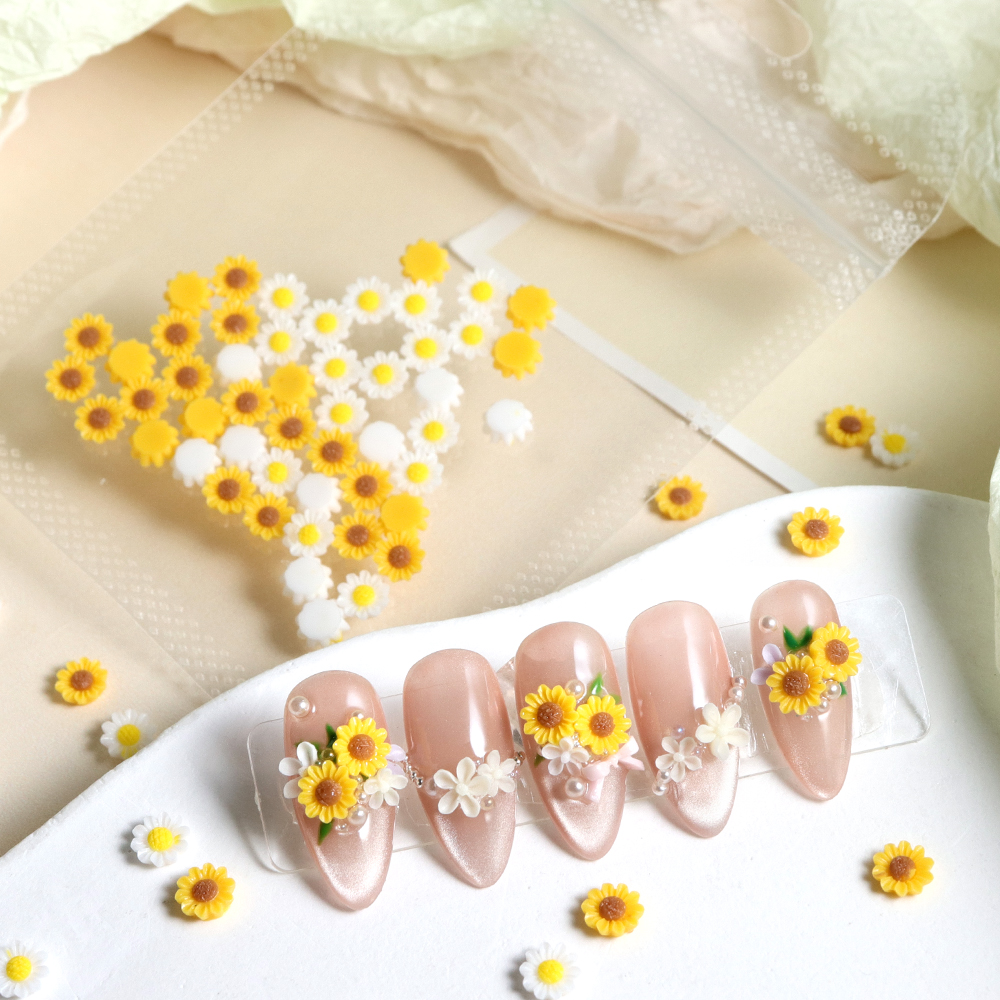 50Pcs Resin Filling 6mm Yellow - Resin Art A Keychain ulasan dan harga